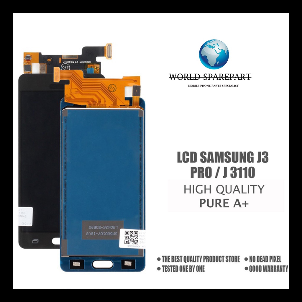 LCD Samsung J3 Pro / Samsung J3110 2016 Original 100% Fullset Touchscreen Garansi 1 Bulan Gratis Dou