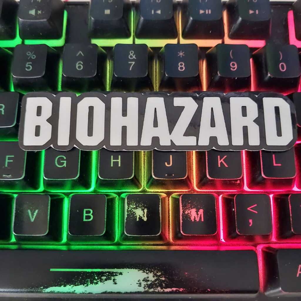 

STIKER BAND HARDCORE - BIOHAZARD - VINYL ANTI AIR Stiker Helm / Laptop / aksesories
