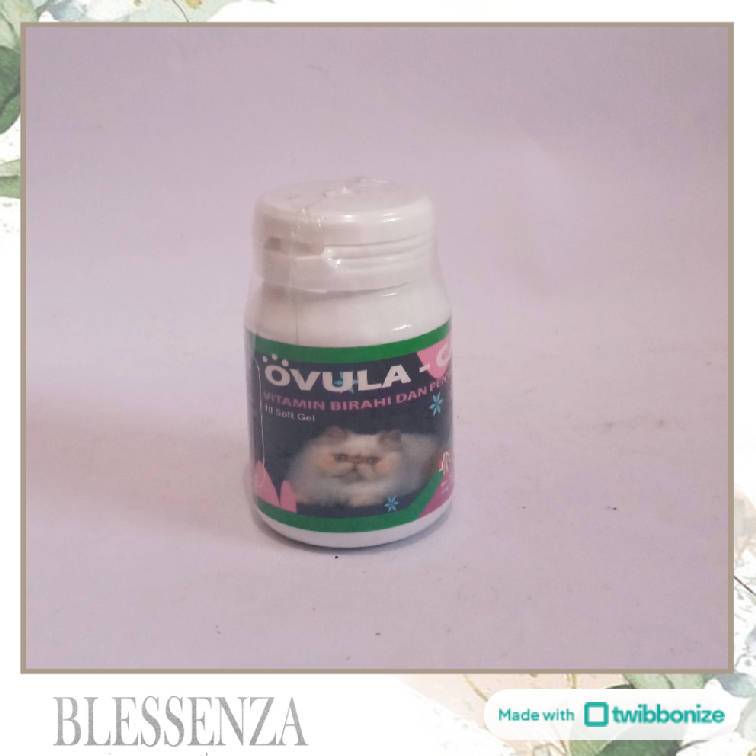 OVULA CAT SOFT GEL 10 PCS - SUPLEMEN MENINGKATKAN  BIRAHI & KESUBURAN KANDUNGAN KUCING