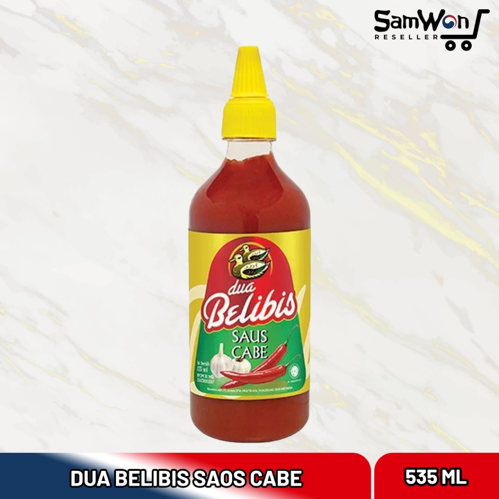 

Dua Belibis Saus CABE 535ml - Chili Sauce Saos Cabai kemasan botol 535 ML