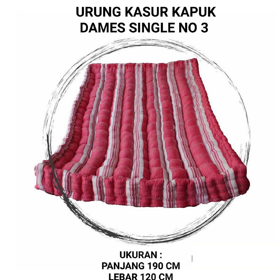 Re4dy SARUNG KASUR ISI KAPUK  URUNG KASUR KAPUK NO 3 SINGLE UK 12x2 CM Always