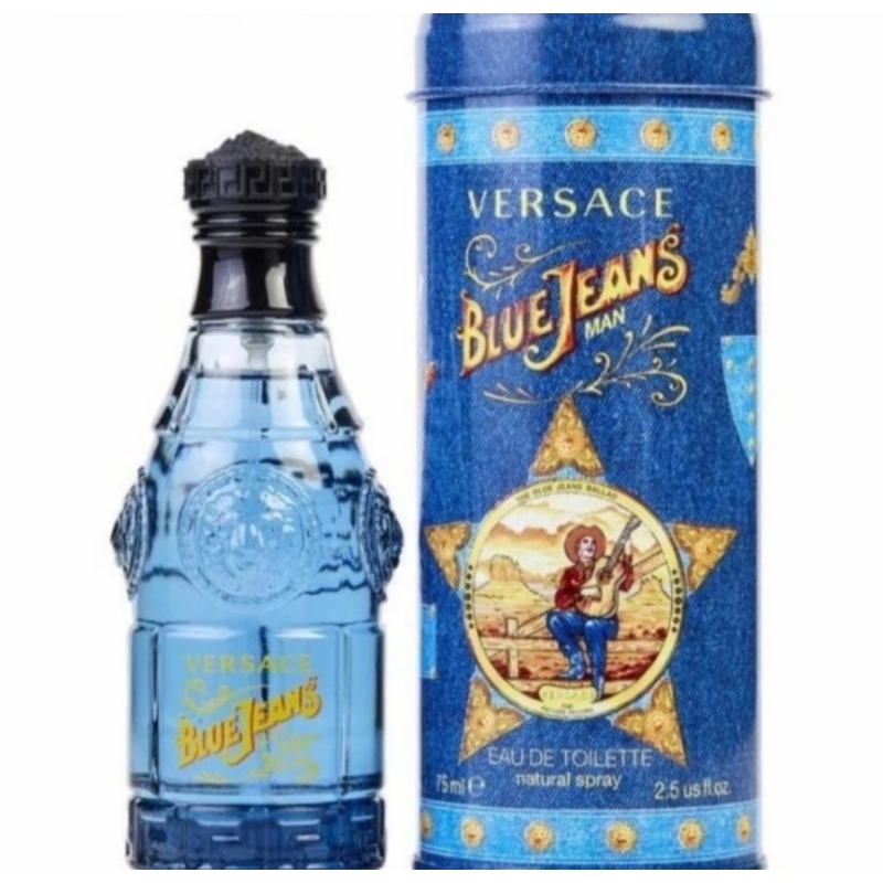 versace versus blue jeans man edt 75ml original parfum