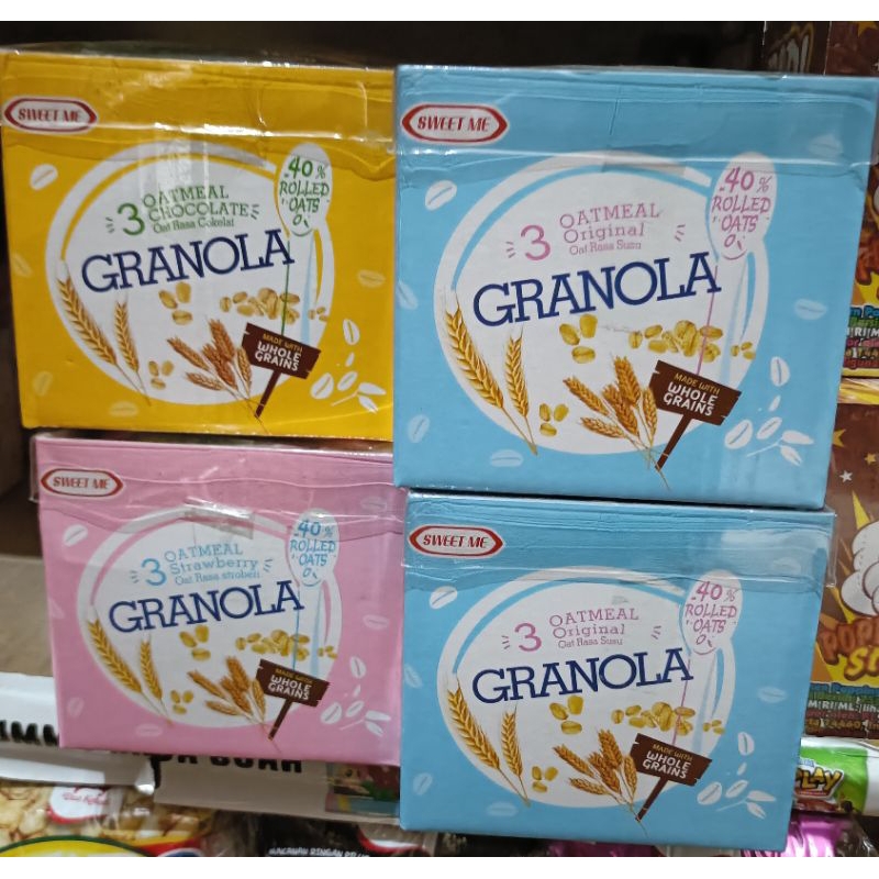

Granola oatmeal sekotak isi 60pcs