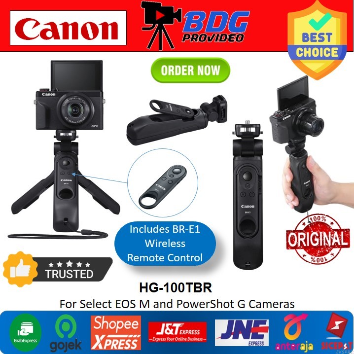 Canon 100-TBR Tripod Grip with Remote BR-E1