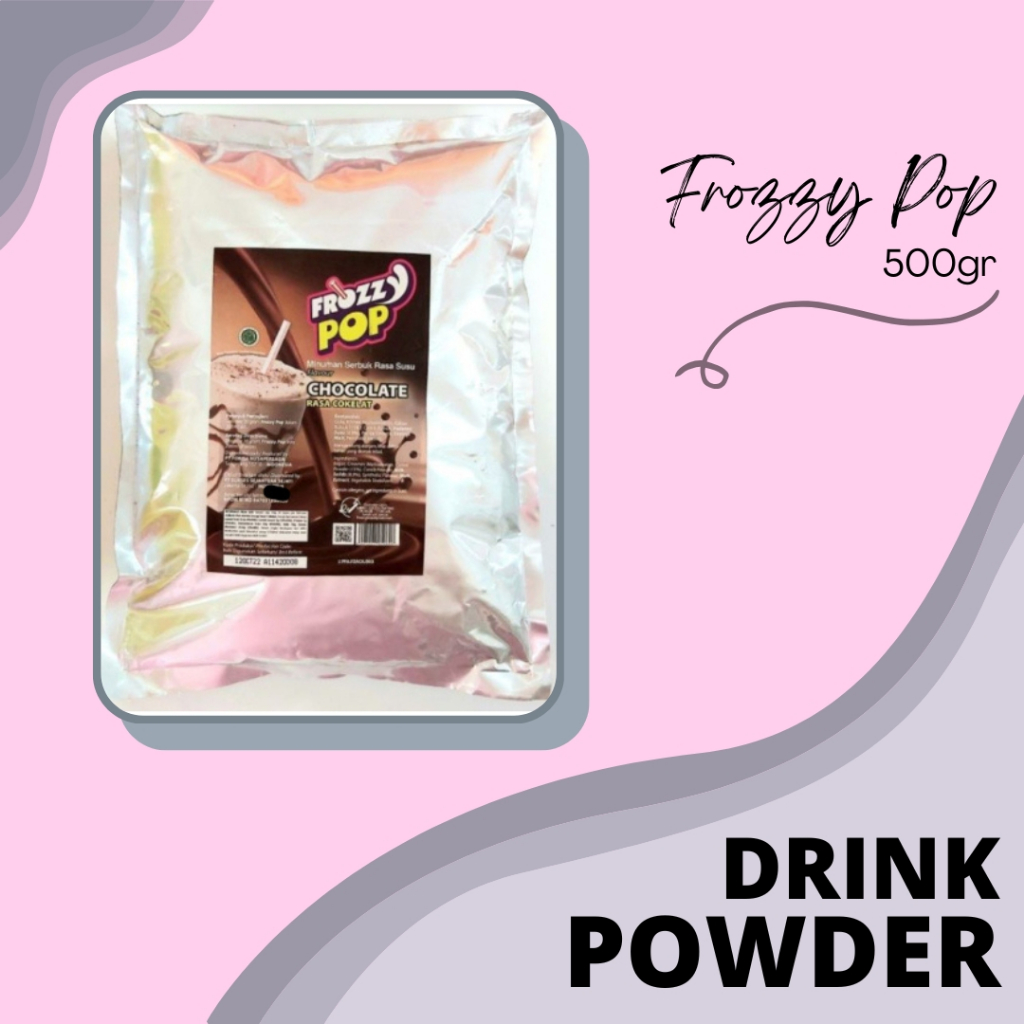 

DRINK POWDER | BUBUK MINUMAN | SERBUK MINUMAN | INSTAN | FROZZY POP 500GR