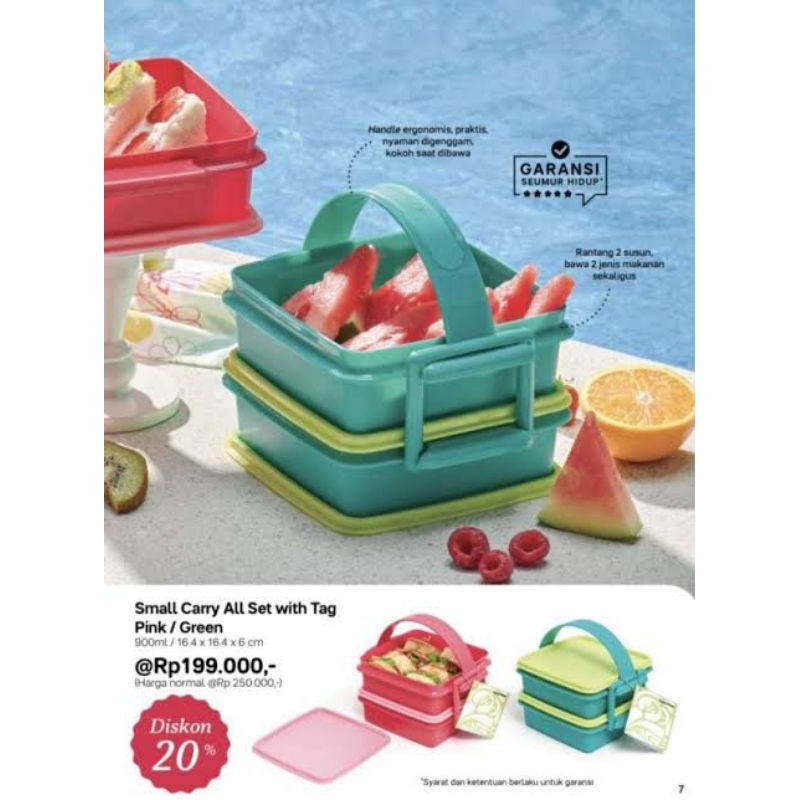 rantang susun 2 Tupperware