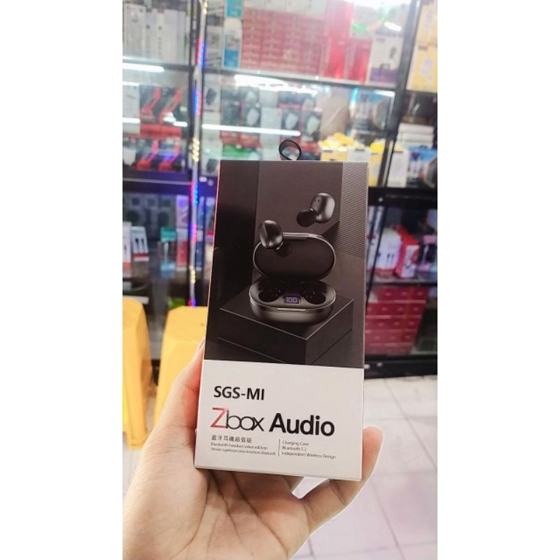 Headset Bluetooth Tws SGS-MI ZBOX Audio wireless Earphone