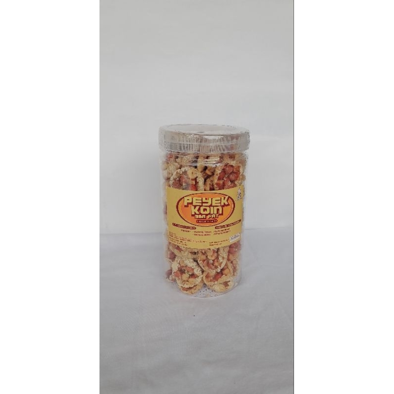 

Peyek Koin kemasan toples