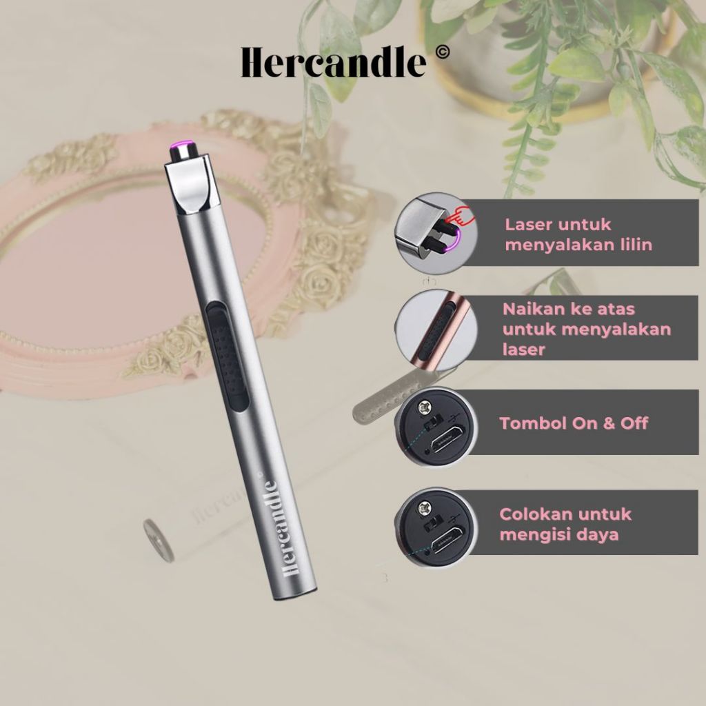 HERCANDLE | PEMANTIK ELEKTRIK | ELECTRIC LIGHTER