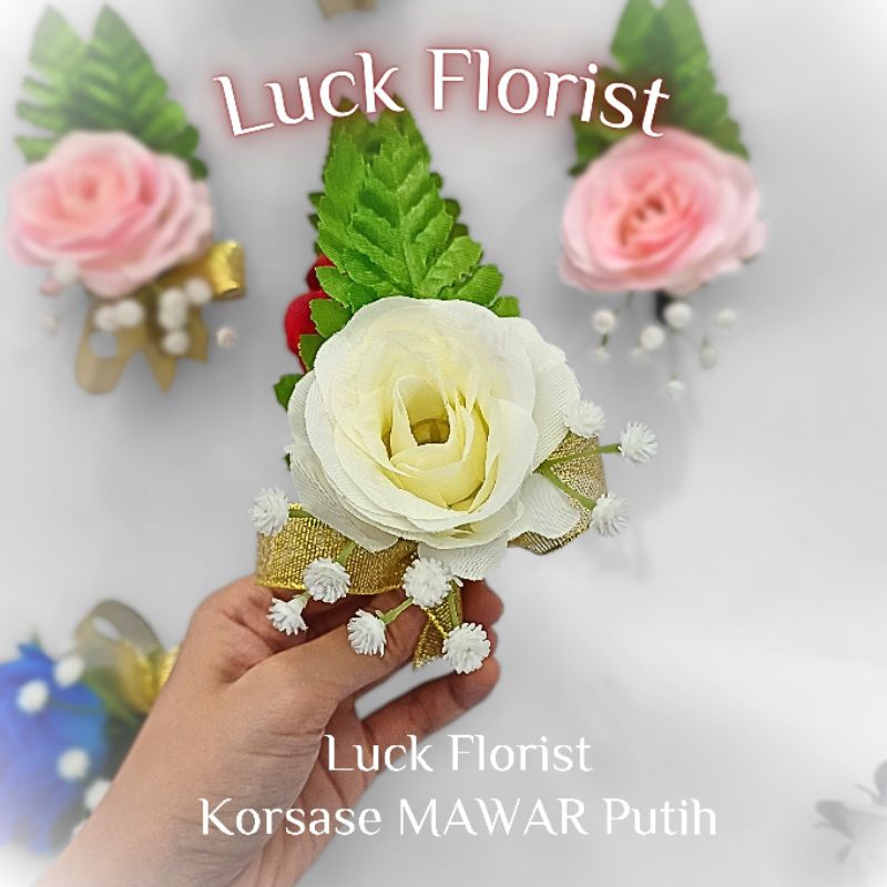 Bunga Korsase, Bros Pernikahan - Corsage Wedding - Pin Jas Panitia