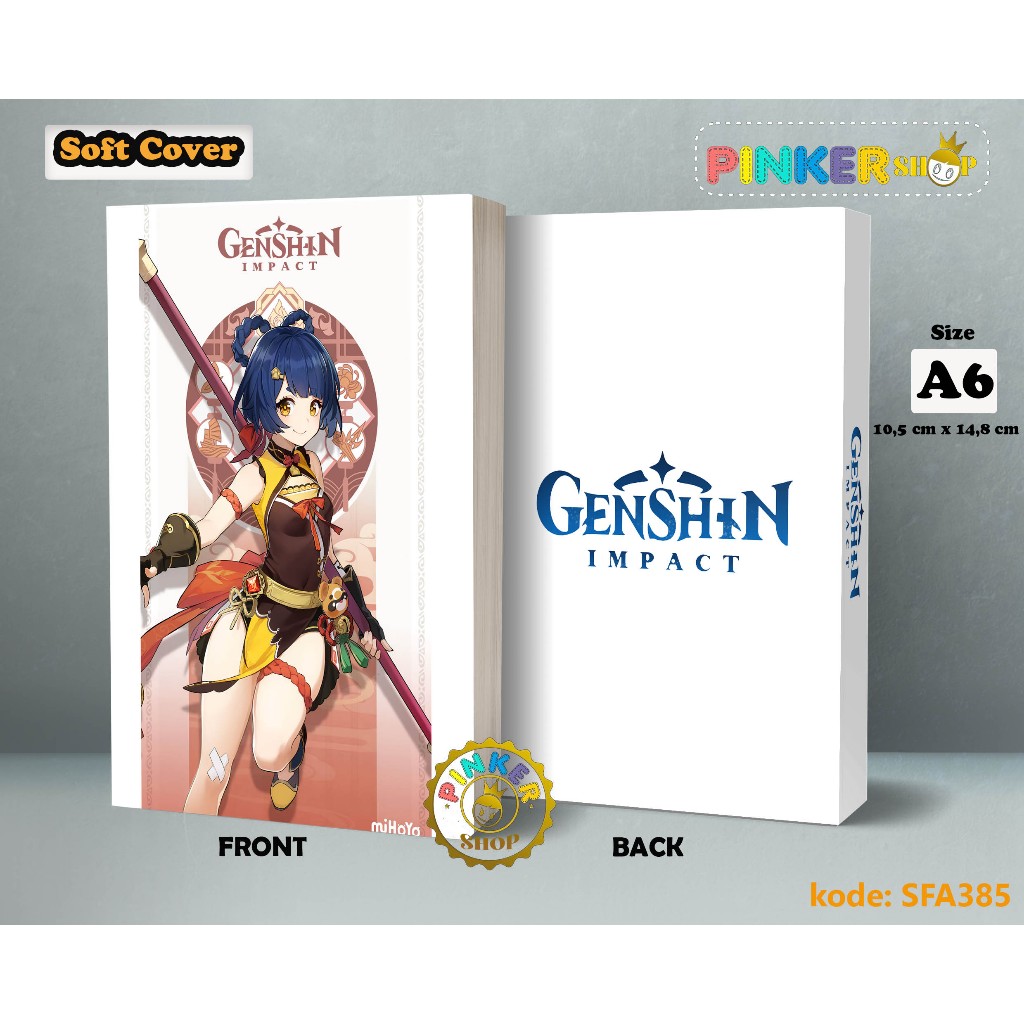 

(SFA385) Pocket Note Game Genshin Impact XIANGLING Buku Tulis catatan Notes Agenda Planner Jurnal