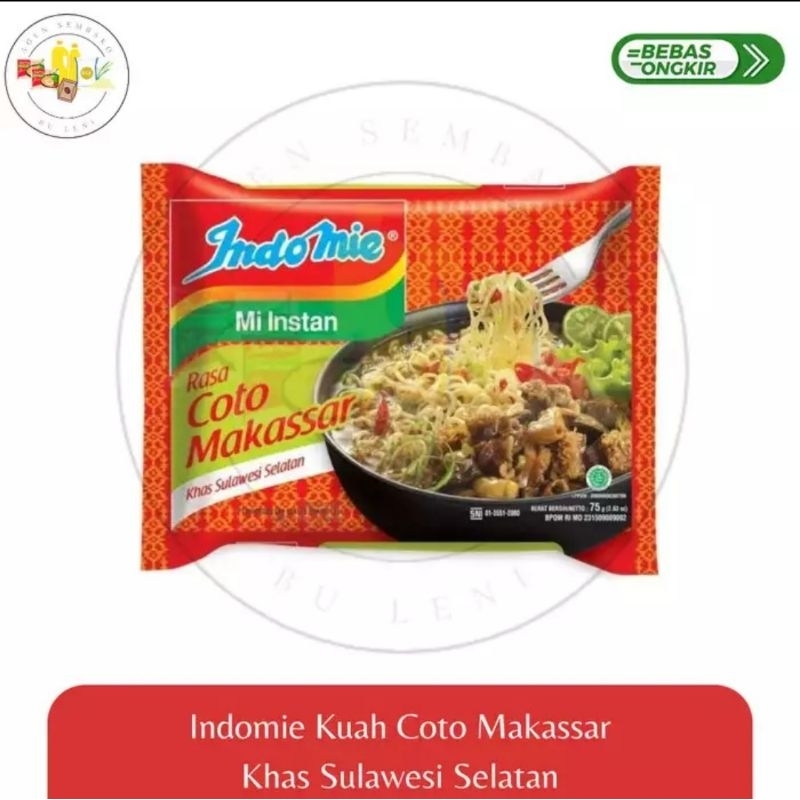 

Indomie Soto/Coto Makassar Khas Sulawesi Selatan