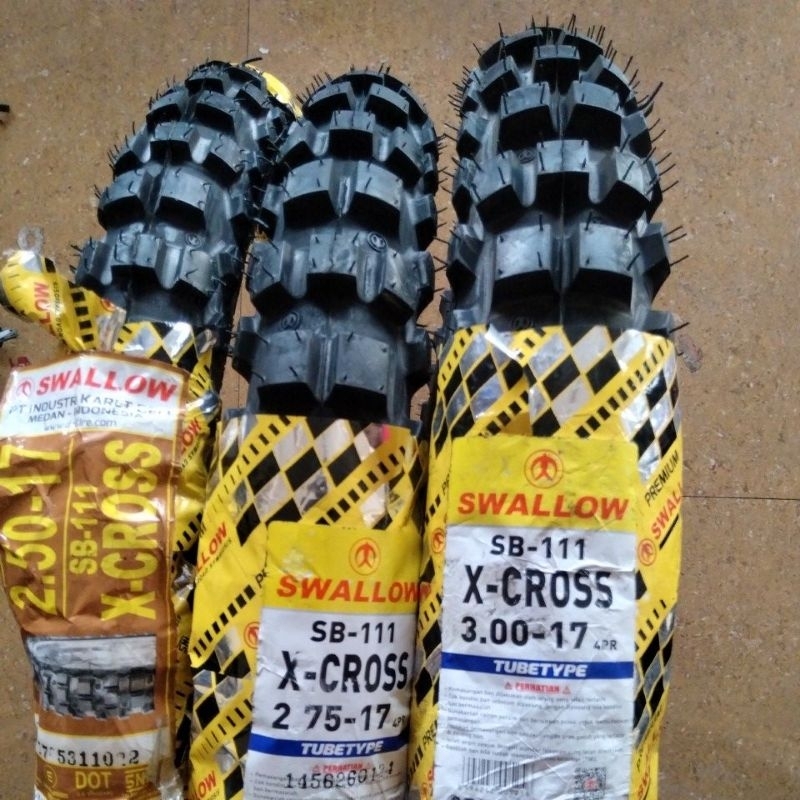 BAN SWALLOW X-CROSS SB111 (2.50 - 2.75 - 3.00 - RING 17 250 - 275 - 300) X CROSS TRAIL SB-111 BAN LU