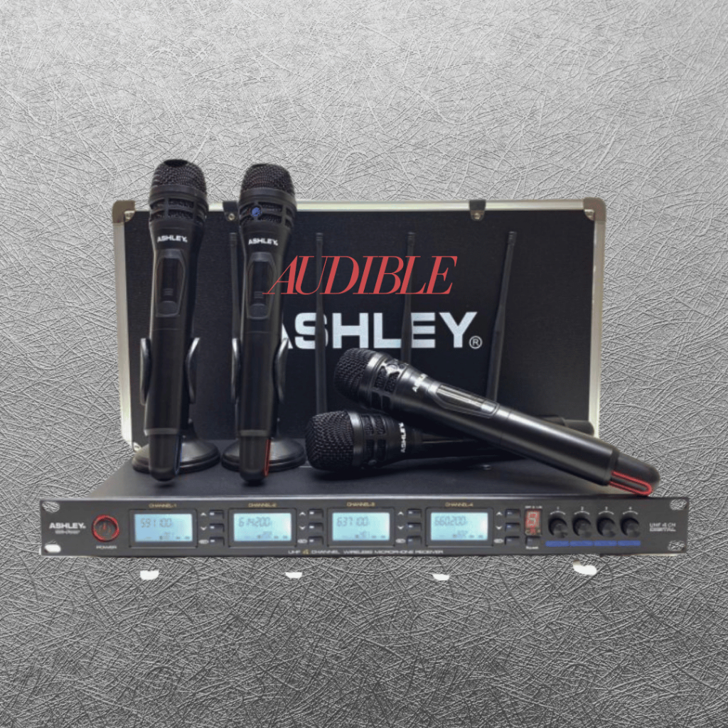 MIC WIRELESS ASHLEY MC FOUR / MCFOUR / MC4 MICROPHONE HANDHELD ORIGINAL