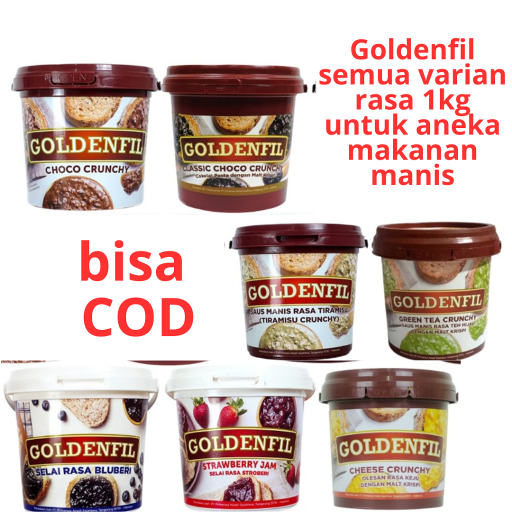 

Goldenfil semua varian rasa untuk aneka makanan manis 1kg