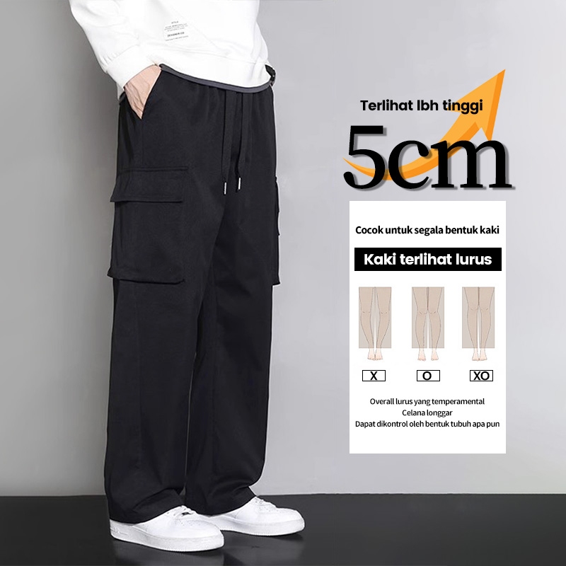 Value Pack Celana Cargo Pria Oversize Fashion Cargo Pants Korean Style Casual Pria Pants Celana