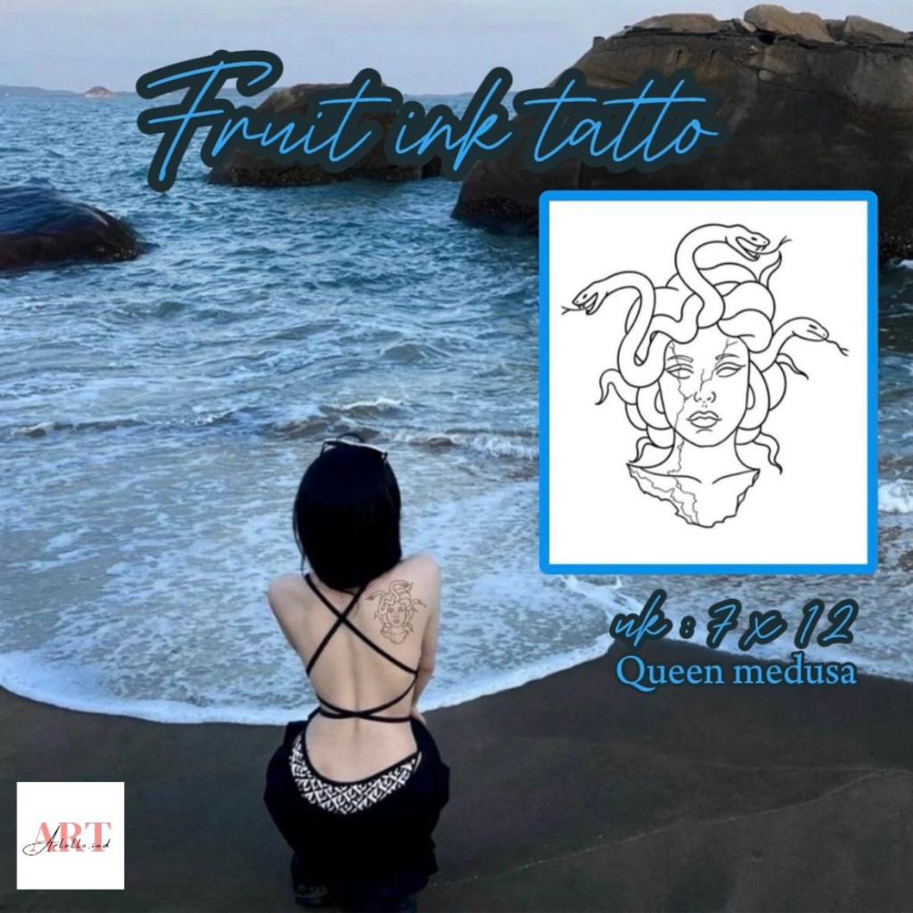 QUEEN MEDUSA Fruit Ink Tatto Semi Permanent