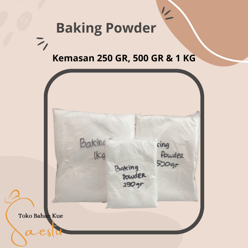 

BAKING POWDER 250 GR, 500 GR & 1 KG