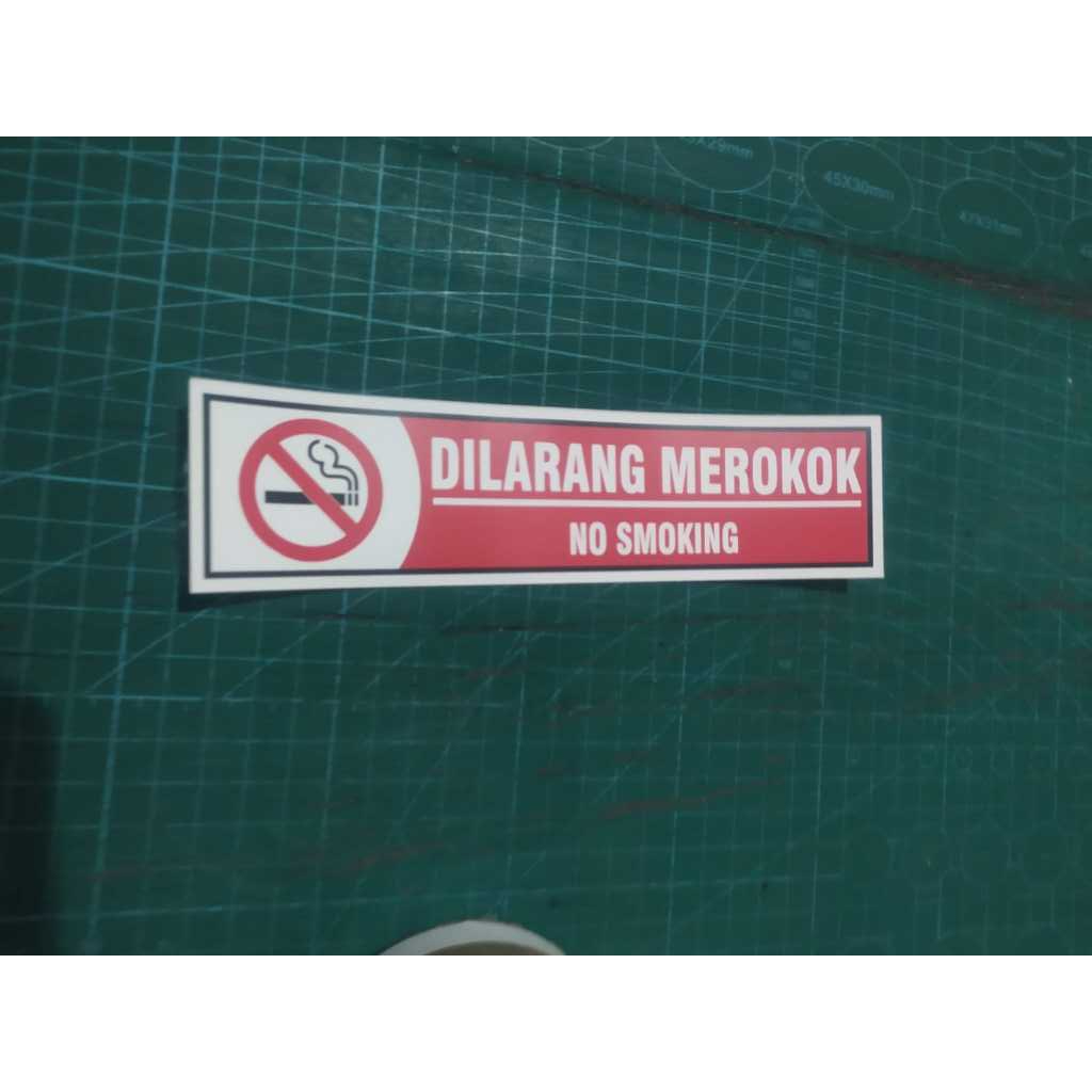 

STIKER DILARANG MEROKOK