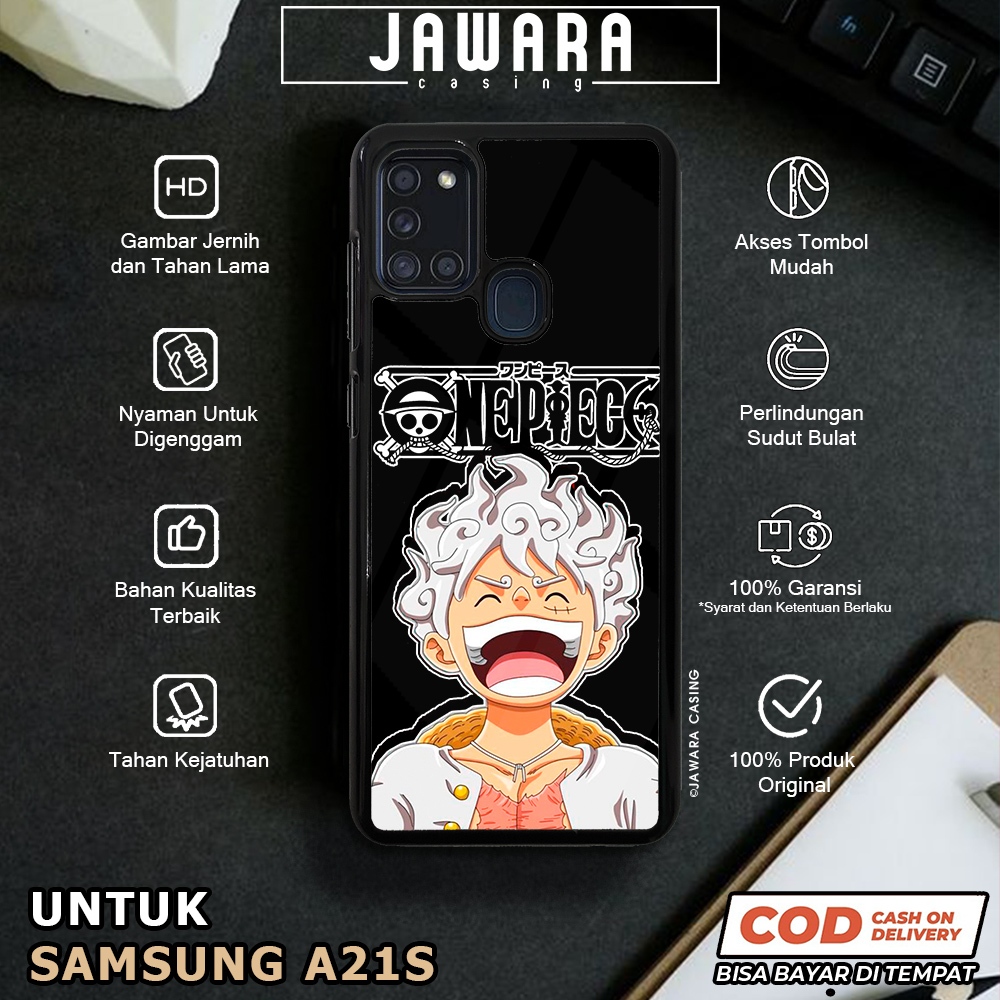 Case Samsung A21S Casing Samsung A21S [GEAR5] Premium Glossy Case Hp Samsung Jawara Casing Hp Samsun