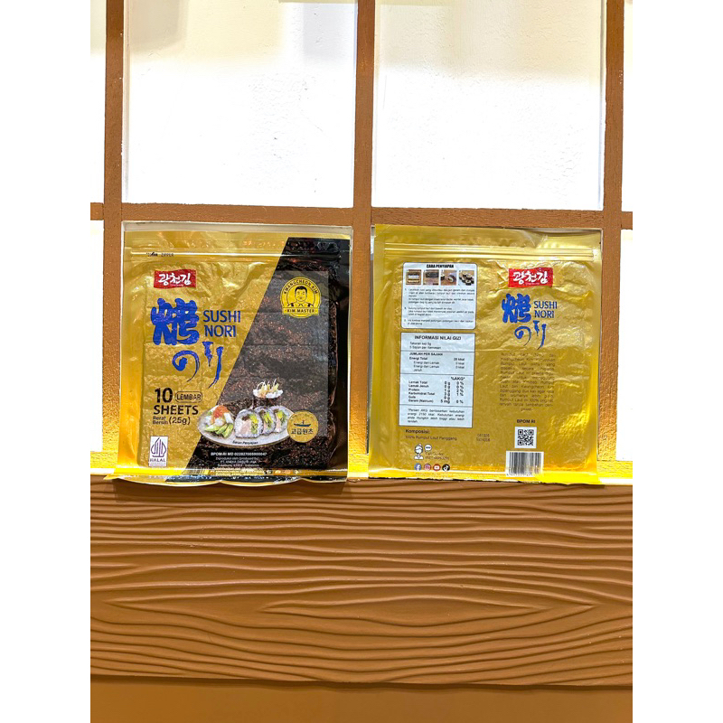 

Nori Kwangcheon Kim 10 lembar | Nori Sushi | Rumput Laut