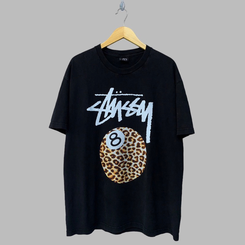Stussy 8Ball Leopard T-shirt / Kaos