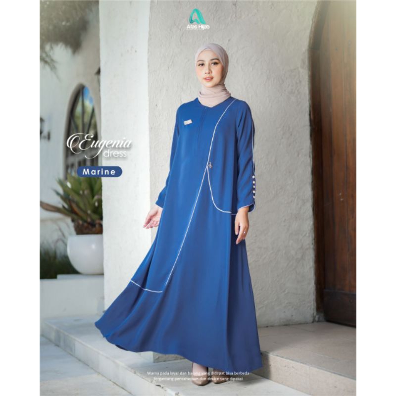 [OPEN PRE-ORDER] EUGENIA DRESS By Afas Hijab/Gamis terbaru Afas