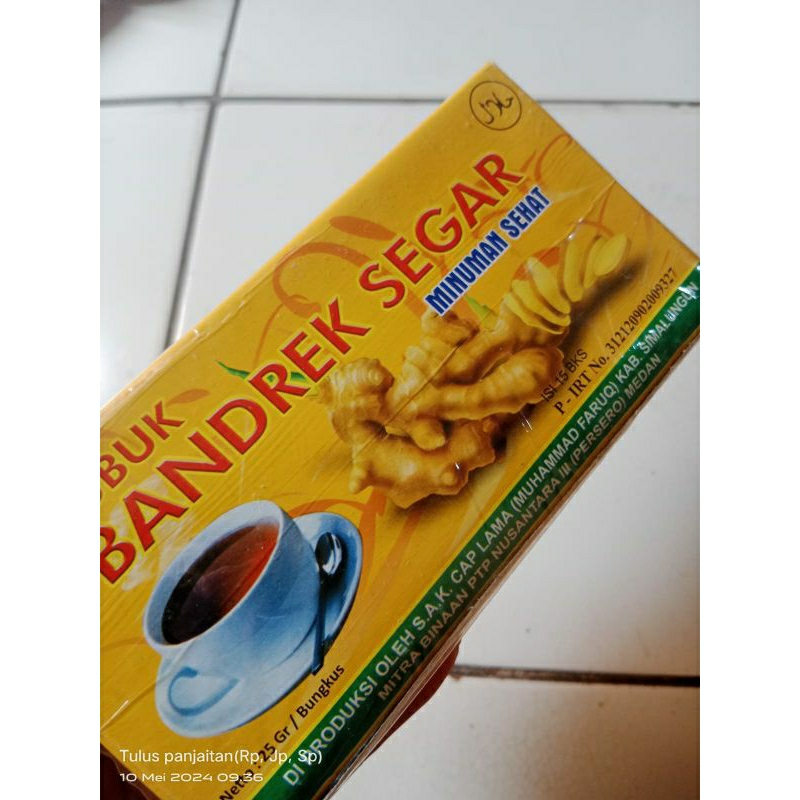 

BUBUK BANDREK SEGAR ISI 15 SACHET / BUNGKUS