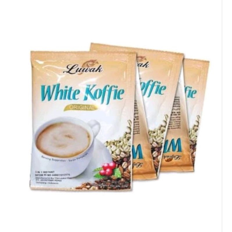 

kopi luwak white coffe sachet isi 10 pcs