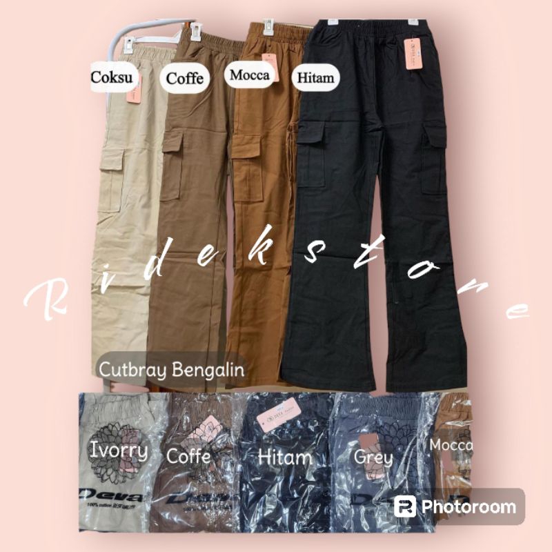 CELANA CUTBRAY CARGO STREET BENGALIN DARI DEVA ORI UKURAN STANDAR