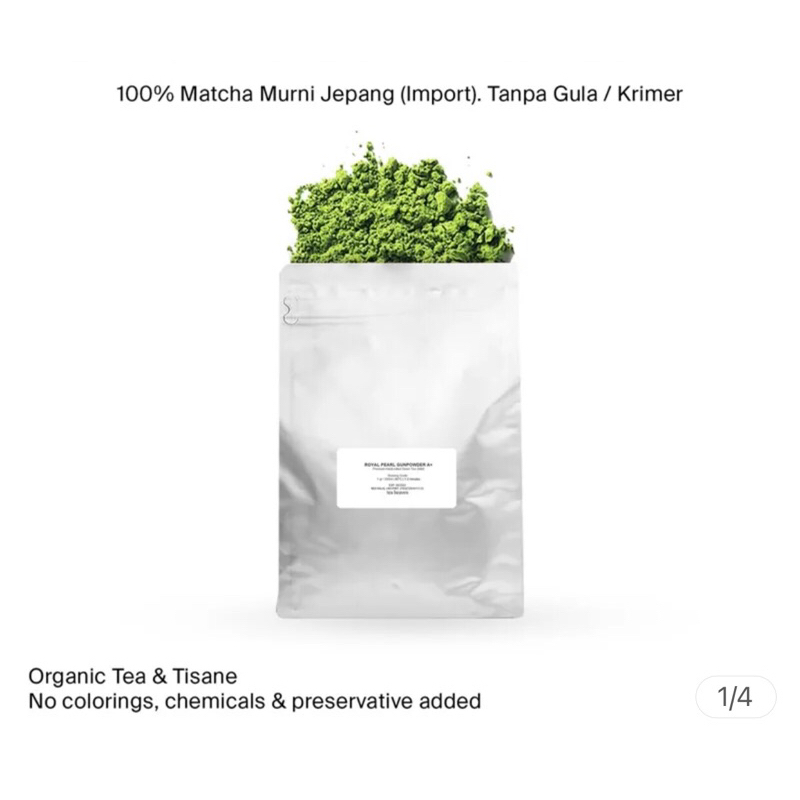 

Pure Uji matcha Powder 250gr
