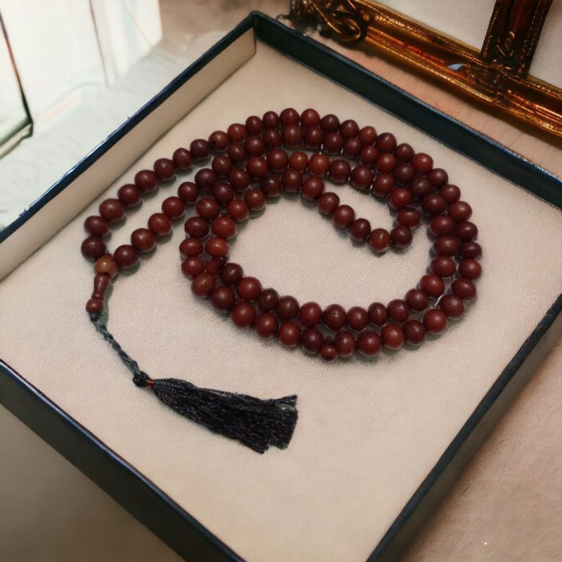 Tasbih buah pocok buah gebang bulat 12mm