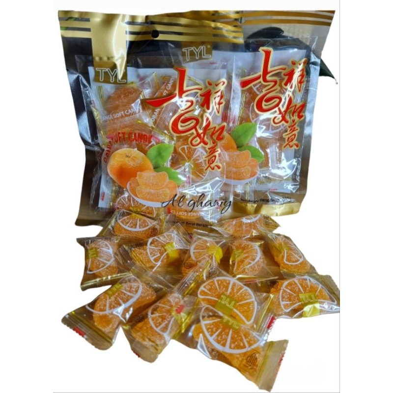 

Permen Jelly Jeruk Mandarin | Jelly Jeruk 200 Gram | Permen Jelly Jeruk viral