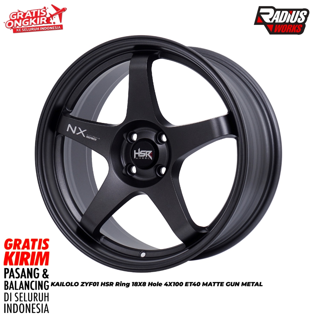 velg promo ring 18 hsr kailolo pcd 4x100 untuk raize rocky galant vios dll pelek ring 18