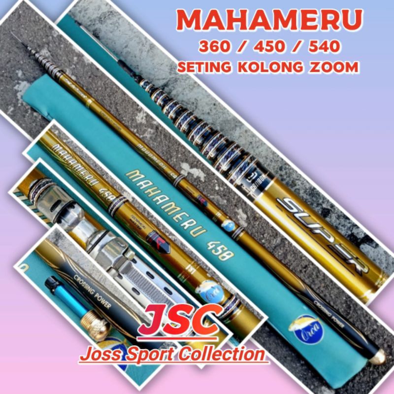 TEGEK KOLONG ZOOM ORCA MAHAMERU 360 450 540 kaku ringan kuat