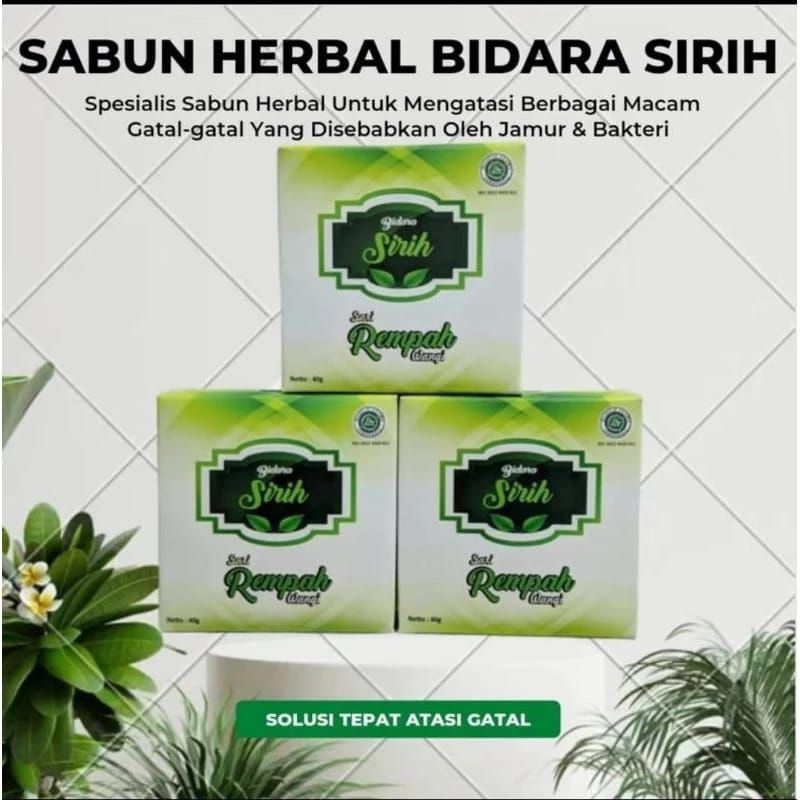Sabun HERBAL Bidara SIRIH ORIGINAL