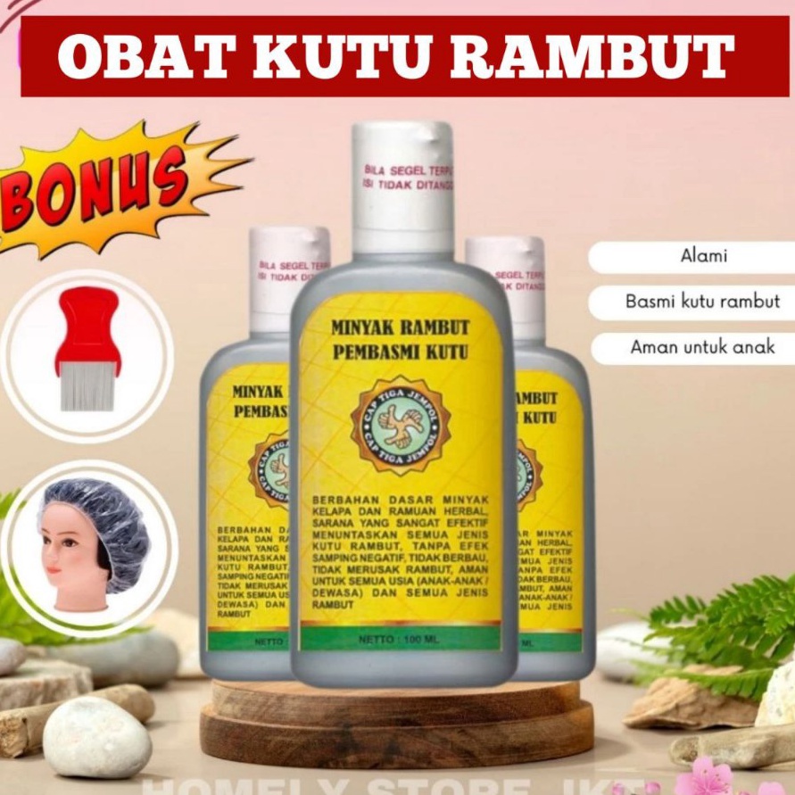 PALING AMPUH Obat Pembasmi Kutu Rambut Dan Telur Kutu Anak Dewasa Ampuh