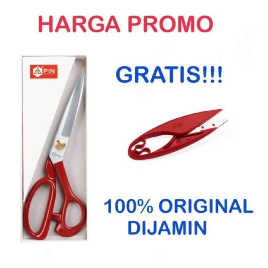 

Lebih Irit Gunting Bahan Kain Kertas Multifungsi PIN 8 9 112