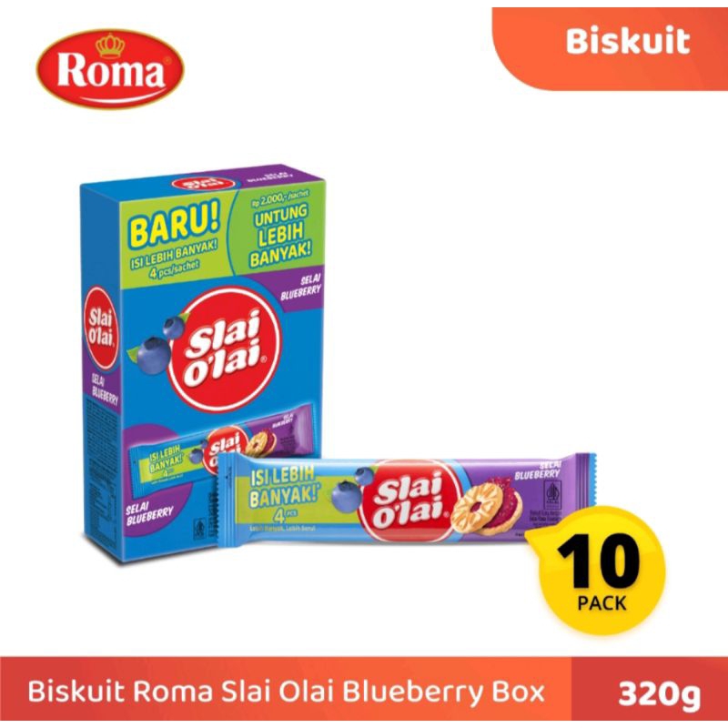 

ROMA Slai Olai Blueberry 1box isi 10pcs