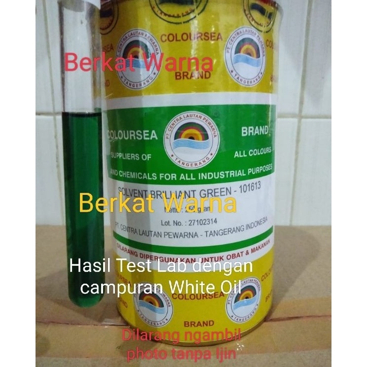 

Hadir Limited Pewarna Minyak Solvent Brilliant Green 11613 Coloursea Powder