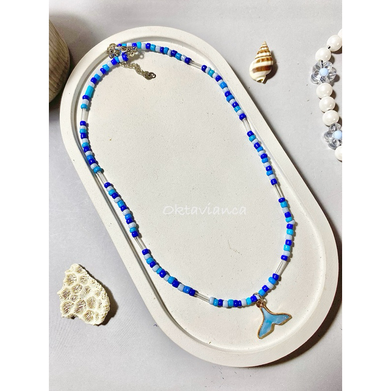 Dolphin Tail NECKLACE / KALUNG KOREA / KALUNG WANITA / KALUNG AESTHETIC / KALUNG LUCU / KALUNG BOHEM