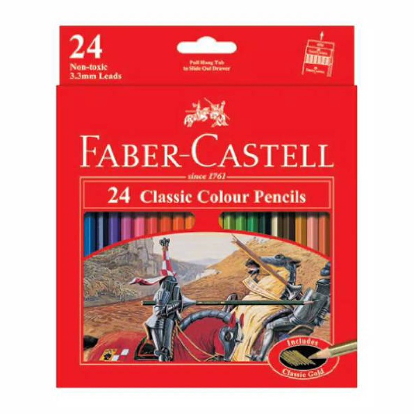

Dijamin Berkualitas Pensil warna 24 Faber Castell Classic colour 24 Warna Faber Castell