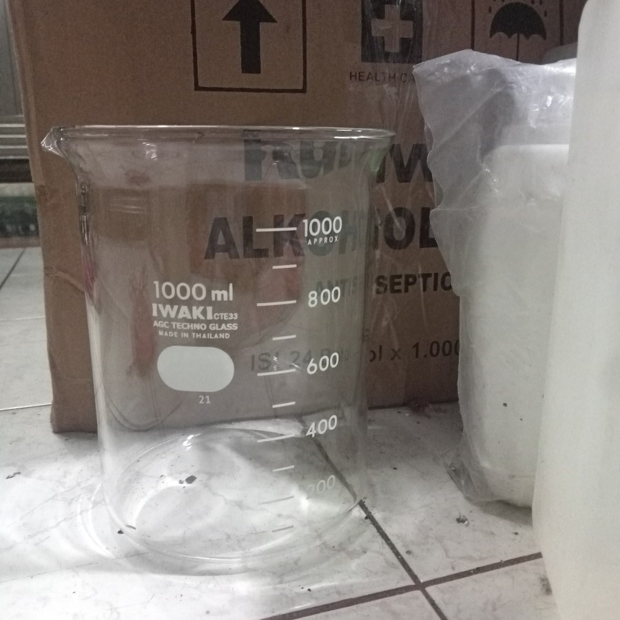 Bereker gelas ukur 1000ml iwaki