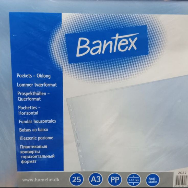 

Update Keren PLASTIK PP POCKET A3 LandscapePortrait 25 lembar merk Bantex
