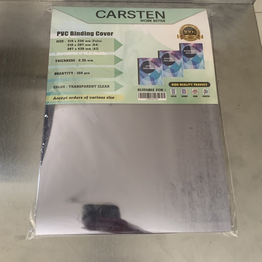 

Pusat Produsen Cover mika jilid bening tebal 25mm isi 1 Lembar