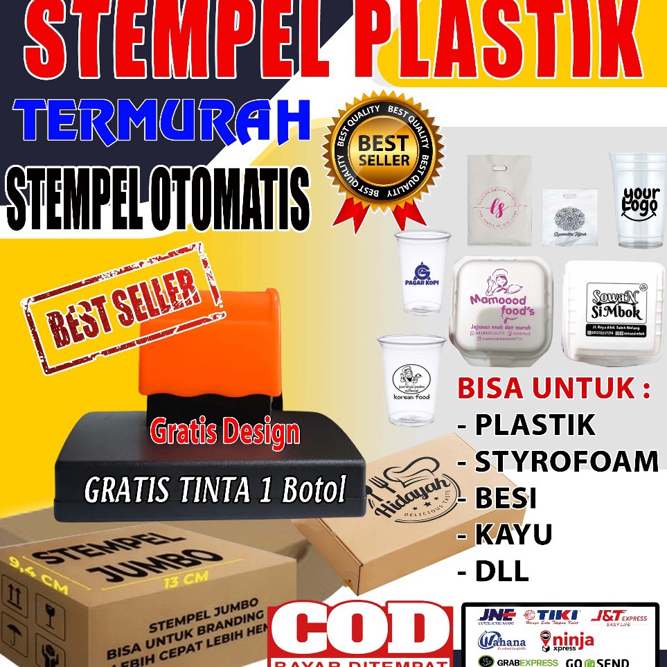

Ready Favorit Stempel Jumbo Stempel Kardus Legalisir Fragile Plastik Gelas Plastik Cup