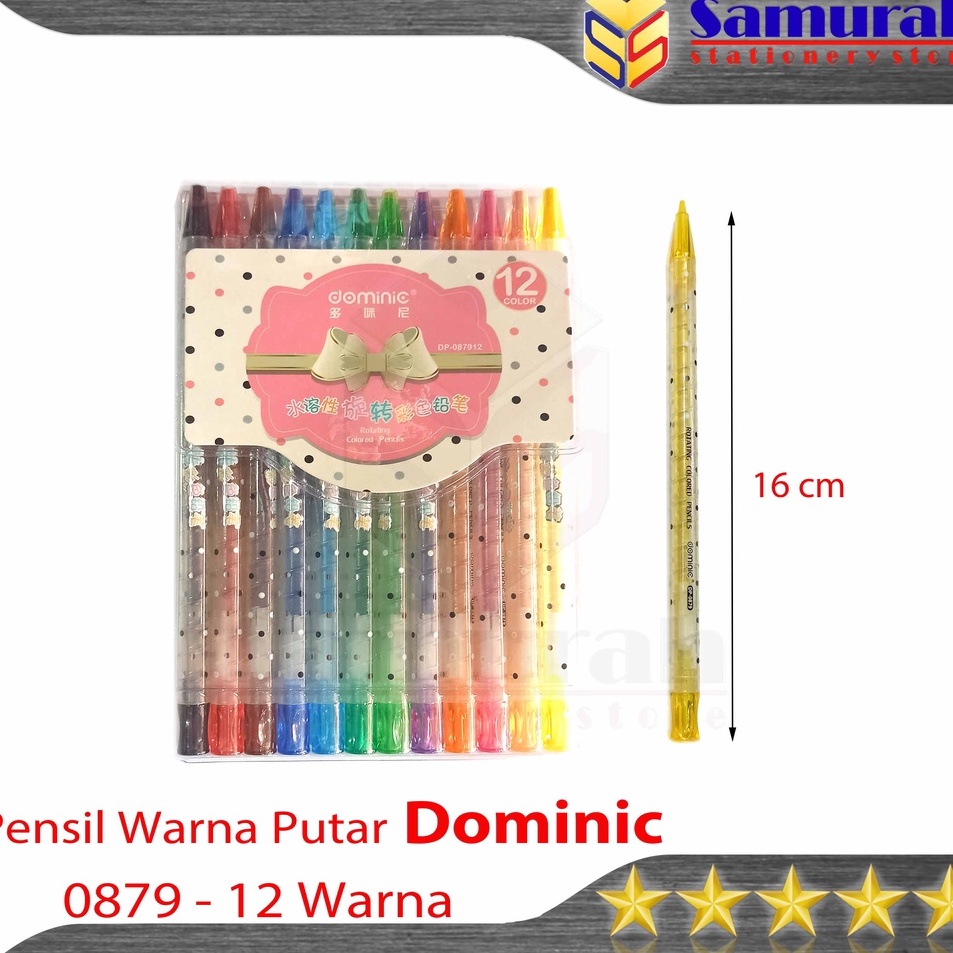 

Top Update Pensil Warna Putar Fancy Murah isi 12 Warna 12 Batang Soft Case Motif Colored Pencil Twister 12 Colors For Drawing