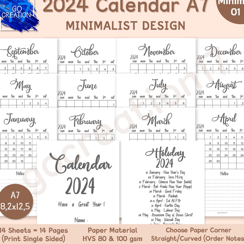 

Best Order Buku Planner Kertas Isi Binder Simple Minimalis 6 ring A7