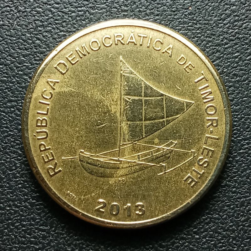 Koleksi Koin Asing 25 Centavos (Timor Leste) Tahun 2013