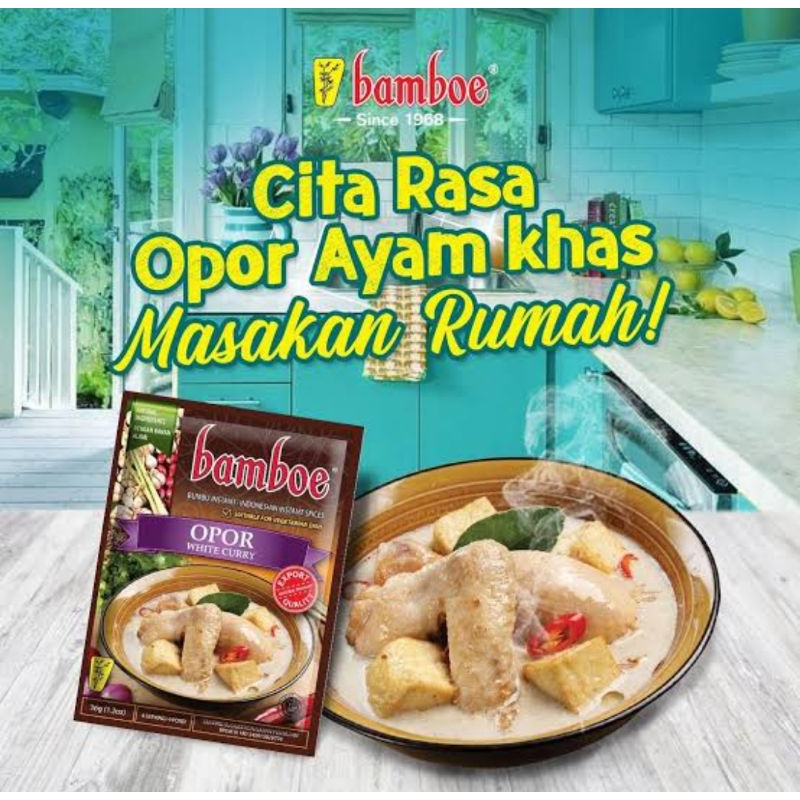 

Bamboe Bumbu Opor White Curry Bumbu Intan Opor 36g